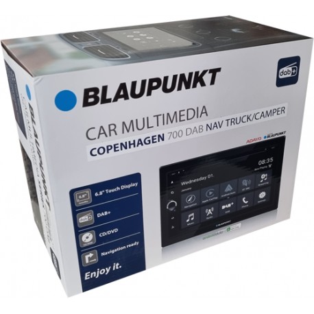 Copenhagen 700 DAB - Navigation Autoradio 2 DIN CarPlay